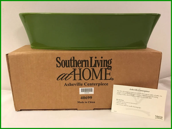 SOUTHERN LIVING at HOME ASHVILLE OVAL SERVING CONTAINER / CENTERPIECE / PLANTER