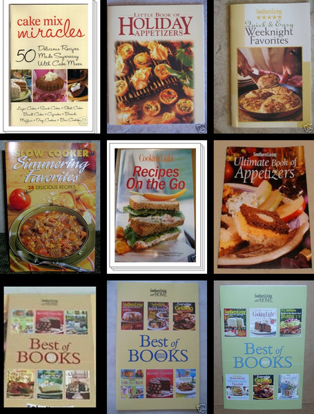 SOUTHERN LIVING AT HOME MINI COLLECTION COOKBOOK BEST OF BOOKS SPRING 2008 - Plastic Glass and Wax ~ PGW