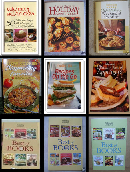 SOUTHERN LIVING AT HOME MINI COLLECTION COOKBOOK BEST OF BOOKS FALL 2007 - Plastic Glass and Wax ~ PGW