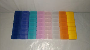Tupperware 1 COLORED NOVELTY GADGET 7 DAY PILL MEDICATION SORTER KEEPER
