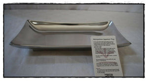 Southern Living @ HOME ASTORIA SILVER METROPOLITAN APPETIZER TRAY PLATTER