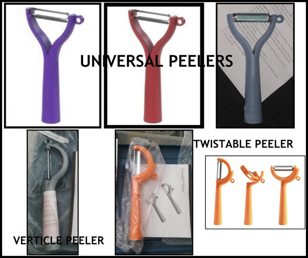 TUPPERWARE PREP ESSENTIALS UNIVERSAL PEELER BERRY BLISS PURPLE - Plastic Glass and Wax ~ PGW