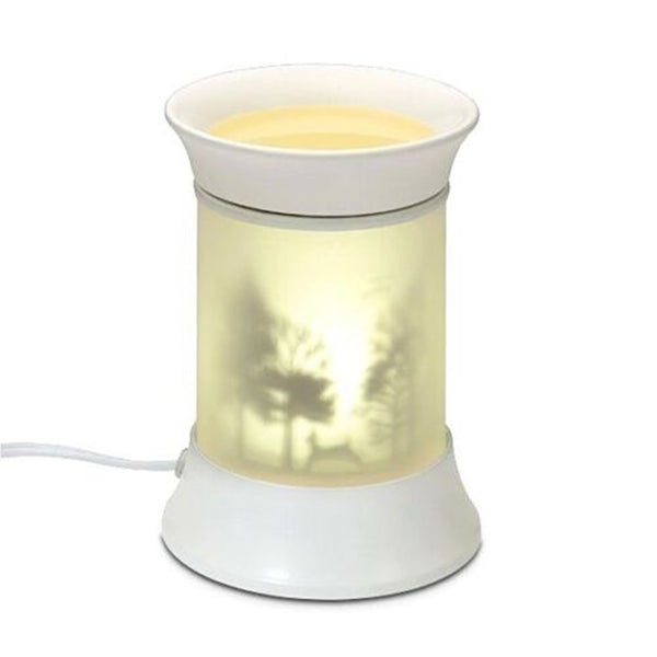 PartyLite Electric ScentGlow Aroma Melts PRANCING DEER Fragrance Warmer NIB - Plastic Glass and Wax