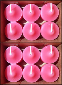 PartyLite 1 DOZEN Votive Wax Candles - 2 BOXES = 12 VOTIVES ~ ROSEWOOD