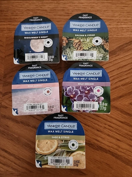 YANKEE CANDLE ELECTRIC SANDSTONE WAVES CERAMIC WAX MELT WARMER & 5 MELTS