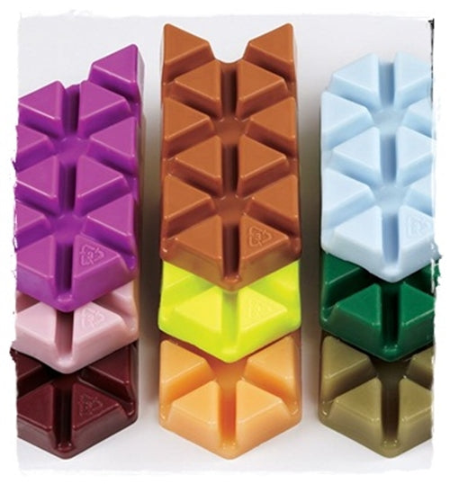 PartyLite 12-pc SCENT PLUS AROMA MELTS Rectangle Brick Scented Simmering Wax BLACK ORCHID