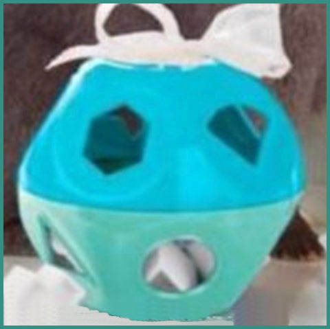 Tupperware ORIGINAL SHAPE-O-TOY KIDS EDUCATIONAL BALL PUZZLE TAFFY BLUE MINT ICE CREAM SNOW WHITE - Plastic Glass and Wax