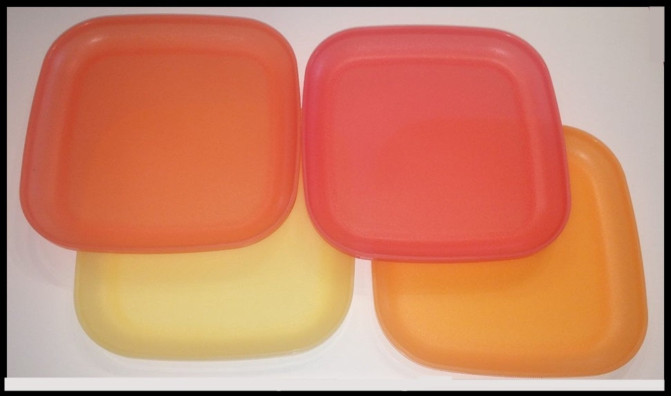 Tupperware square plates outlet