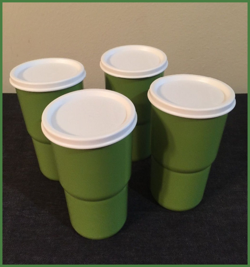 Serpentine Short Tumbler in Green - 12 oz - Set of 6 – Orion's Table