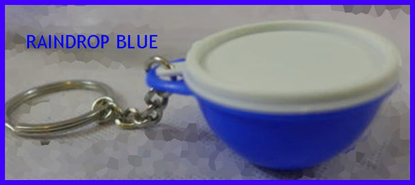 Tupperware ONE (1) Mini Shape-O-Toy Key Chain / Keychain / Rare Party Favor - Plastic Glass and Wax ~ PGW