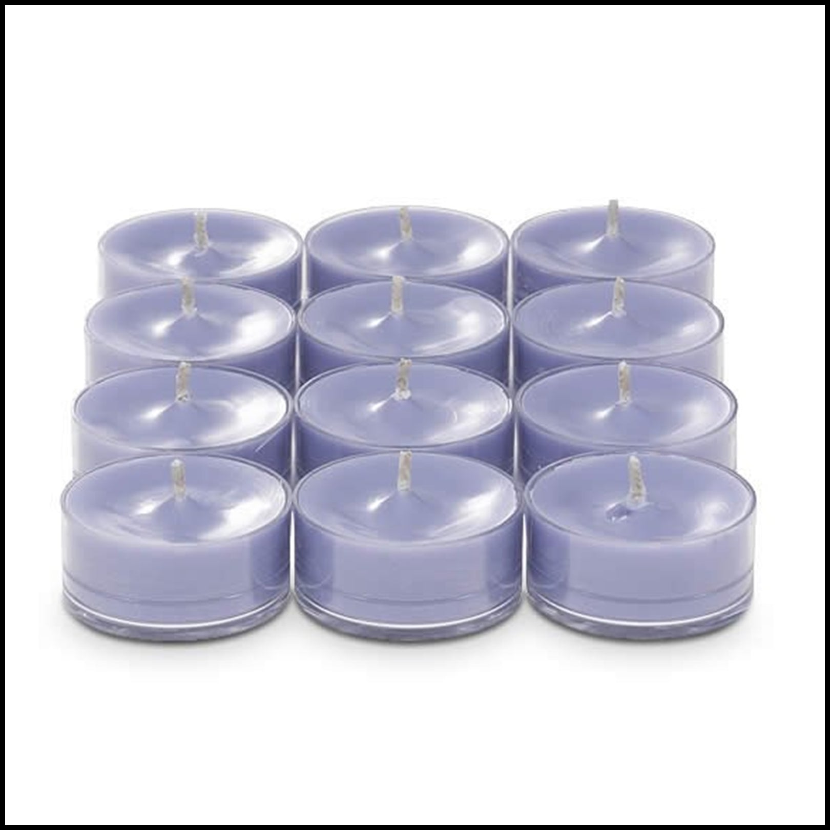 PartyLite Tealight Candles - 1 Box - 1 Dozen Tealights - 12 CANDLES BE RELAXED