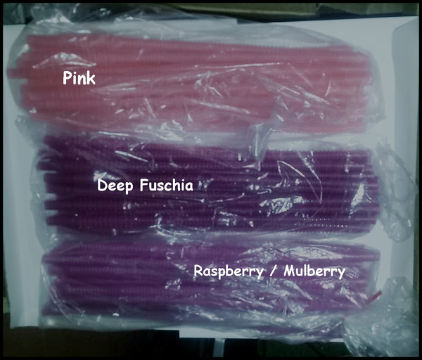 Tupperware LOT 10 COLORED BENDABLE WHISTLE STRAWS REUSABLE MULBERRY - Plastic Glass and Wax