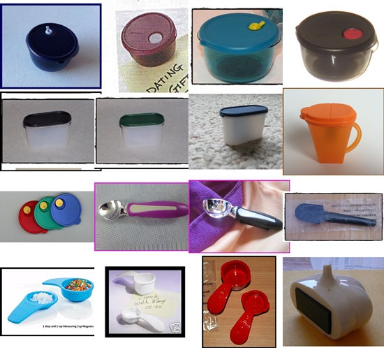 TUPPERWARE Mini Expandable Flex Flat Out Bowl Key Chain Orbit Orange - Plastic Glass and Wax ~ PGW