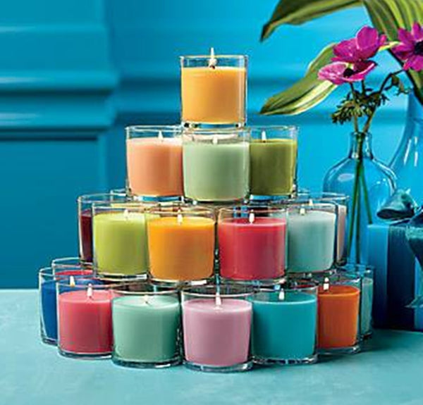 PartyLite ORIGINAL ESCENTIAL Round Wax Filled Jar Candle SELECT FAVORITE SCENT