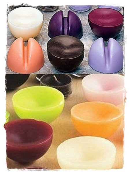 PARTYLITE 4 Pc BOX SCENT PLUS MELTS ROUND AROMA WAX FRAGRANCE MELT BLACK ORCHID