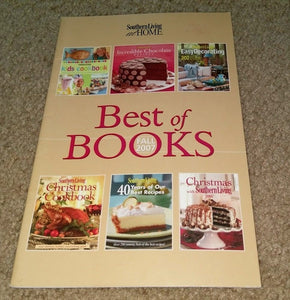 SOUTHERN LIVING AT HOME MINI COLLECTION COOKBOOK BEST OF BOOKS FALL 2007 - Plastic Glass and Wax ~ PGW