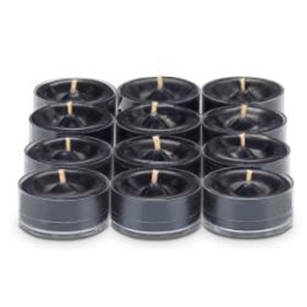 PartyLite Tealight Candles - 1 Box - 1 Dozen Tealights - 12 CANDLES BLACK ORCHID