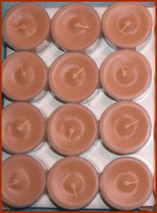 PartyLite Tealight Candles - 1 Box - 1 Dozen Tealights - 12 DULCE DE LECHE WAX