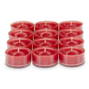 PartyLite Tealight Candles - 1 Box - 1 Dozen Tealights - 12 CINNAMON & BAYBERRY WAX