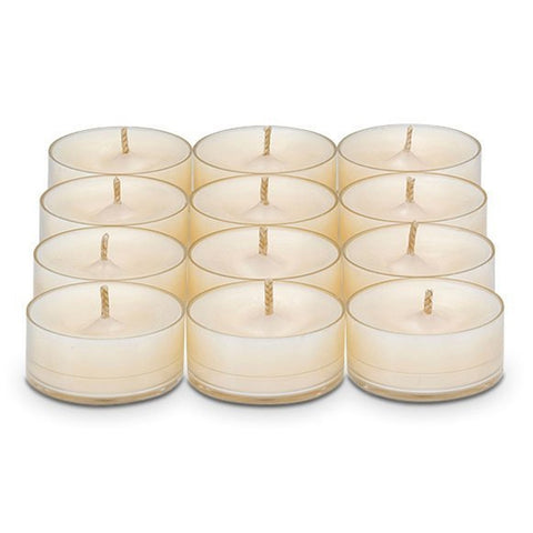 PartyLite Tealight Candles - 1 Box - 1 Dozen Tealights - 12 CHAMPAGNE PEAR SCENTED WAX