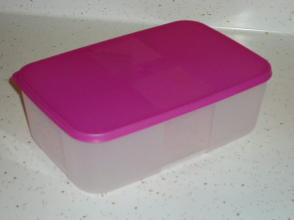 TUPPERWARE FREEZER MATES 1 MEDIUM DEEP PURPLICIOUS STORAGE CONTAINER