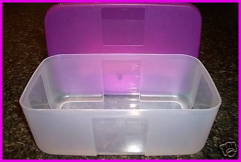 New Tupperware Mini Ice Cube Tray Freezer Mates II Shallow