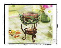 PARTYLITE ONE (1) FALLING LEAVES Tealight Aroma Melts Warmer