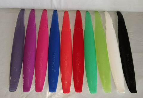 Tupperware 1 COLORED MULTI-PURPOSE NOVELTY GADGET GRAPEFRUIT SECTION KNIFE