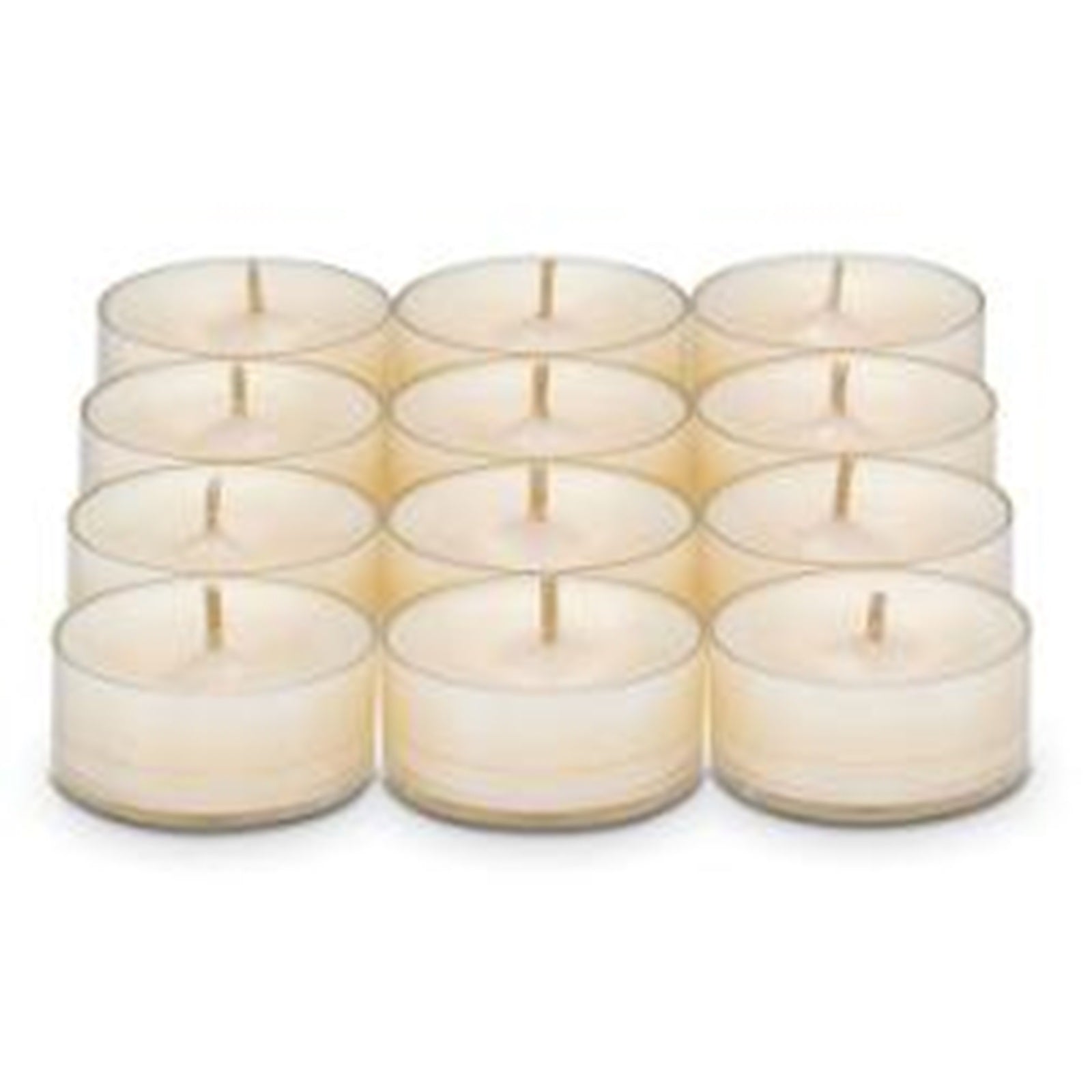 PartyLite Tealight Candles - 1 Box - 1 Dozen Tealights - 12 FRENCH VANILLA WAX