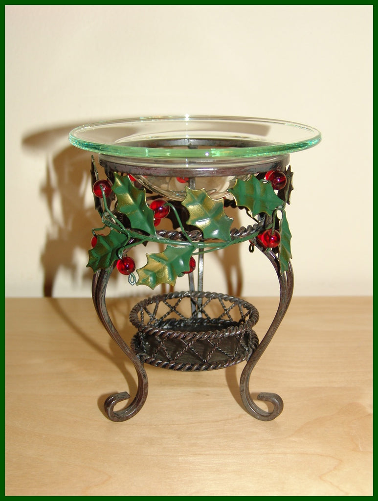 PartyLite Garden Lites 3-Wick Candle Holder w. Glass Bowl, P8054