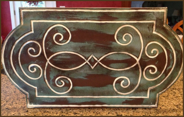 SOUTHERN LIVING AT HOME / WILLOW HOUSE PARTHIAN DECORATIVE WALL ART - NEW