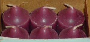 PartyLite 1 DOZEN Votive Wax Candles - 2 BOXES = 12 VOTIVES ~ POMEGRANATE & CASSIS