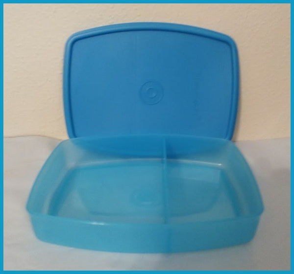 TUPPERWARE LARGE RECTANGLE LUNCH-IT DIVIDED DISH / CONTAINER