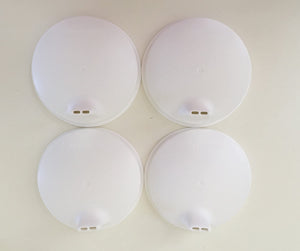 Tupperware Domed Sipper Seals Set of 4 in White for Bell, Straight Sided, & other Tumblers