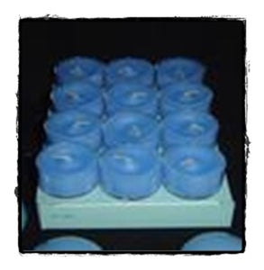 PartyLite Tealight Candles - 1 Box - 1 Dozen Tealights - 12 CANDLES BLUE AGAVE